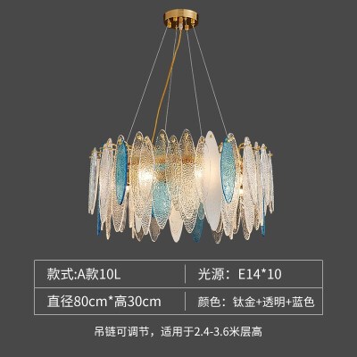 後の現代の軽い豪華なシャンデリアの客間の照明器具の大気の別荘の寝室のレストランの明かりの豪華な芸術の個性は簡単です。|undefined
