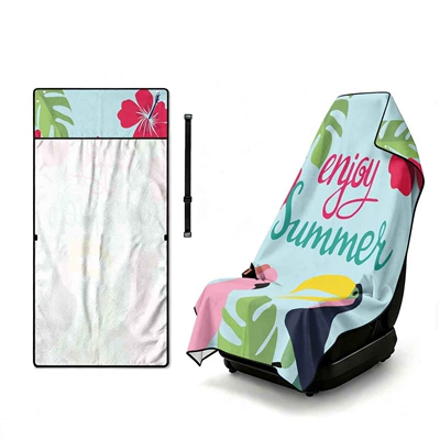 Universal seat cover — 2-in-1, ultra-fine fiber outdoor beach - fqct392-75x150
