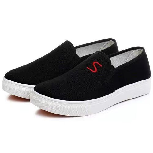 New Student Old Beijing Clogs Cowhide Sole Women's Canvas Sports Anti-Slip Durable Lightweight Cloth Shoes