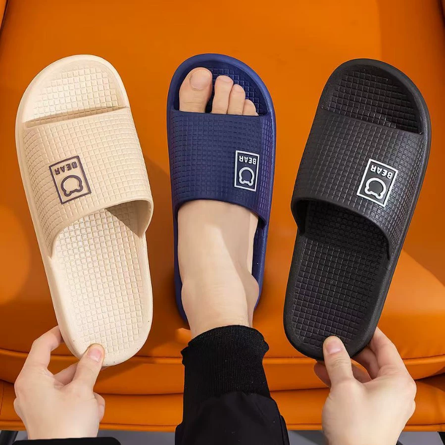 Footing Meijia-25 Домашние мягкие подошвы мужские тапочки ванная пара буксировка ПВХ пластиковый двойной размер мужские тапочки