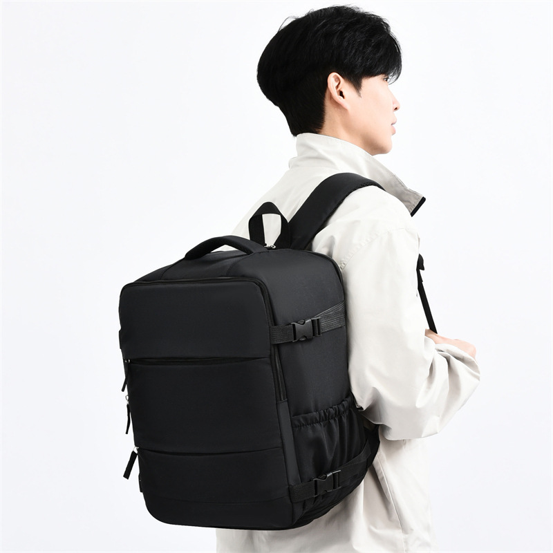 Sacoche multifonctionnelle pour ordinateur portable, idéale pour les courts voyages. Sac à dos unisexe tendance et résistant, parfait pour le travail._voghion.com