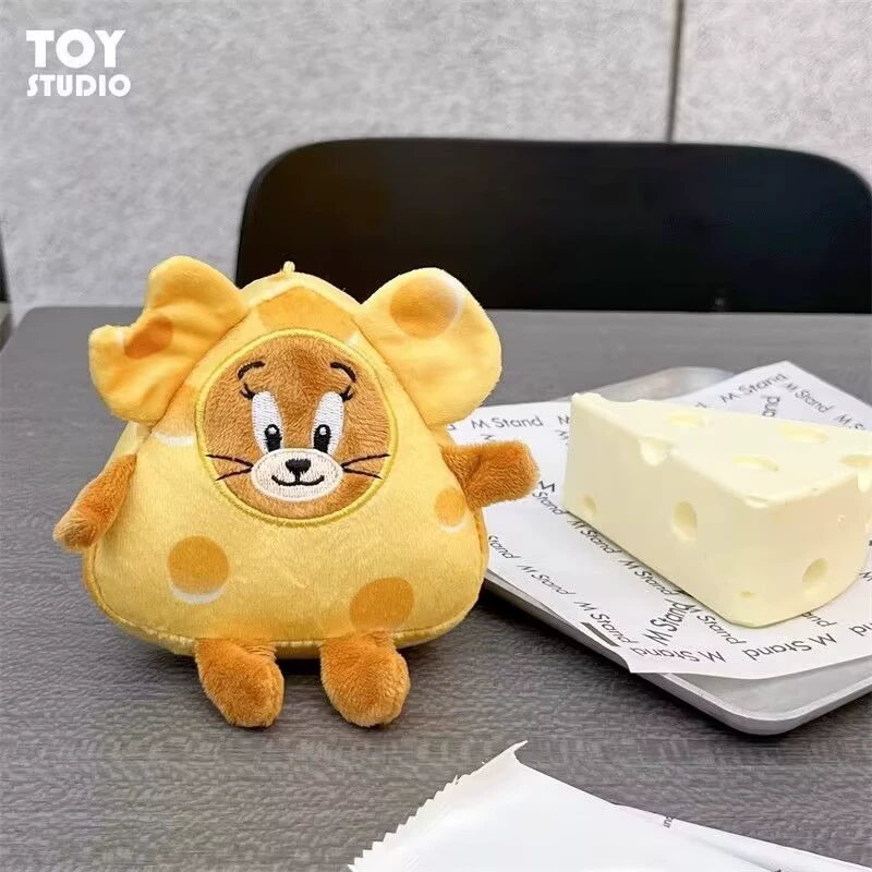 Плюшевая игрушка, брелок, милое украшение для сумки, забавная кукла, игра кота и мыши, подарок на день рождения