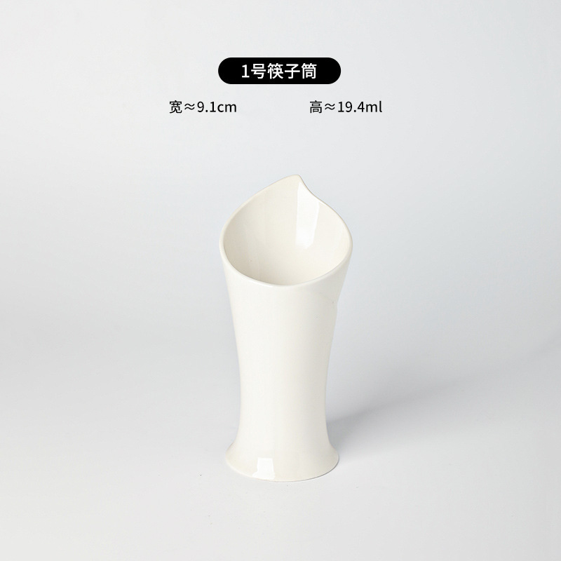 軽い贅沢な箸籠陶磁器箸棚家庭用水切り箸筒箸桶箸籠収納棚箸箱|undefined