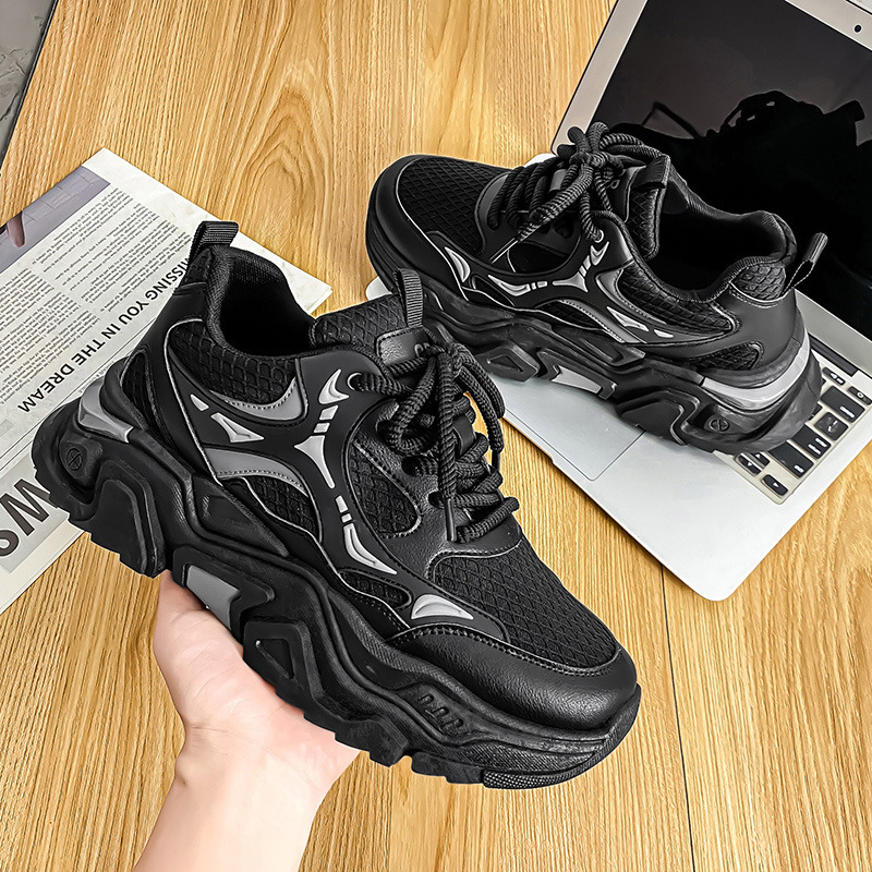 Breathable trend universal casual sneakers with hidden heel, Collection Year 2025