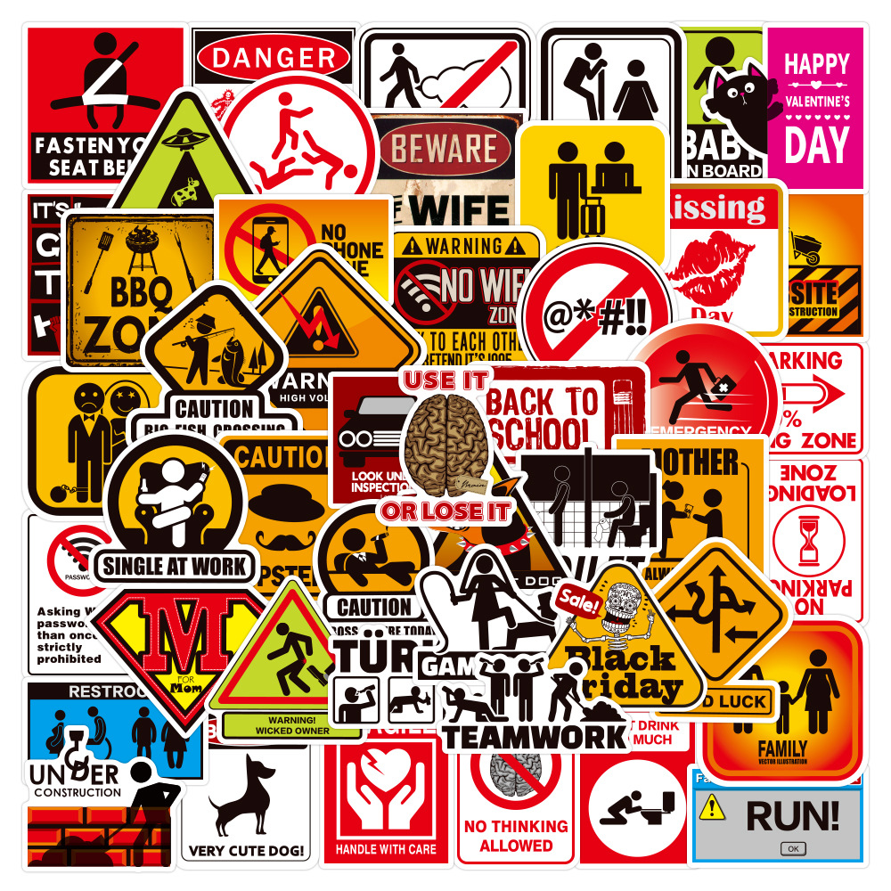 Amazon Venta caliente Casco Pegatinas Casco de seguridad Electricista Soldador Decoración impermeable Pegatinas de graffiti Pegatinas de motocicleta al por mayor