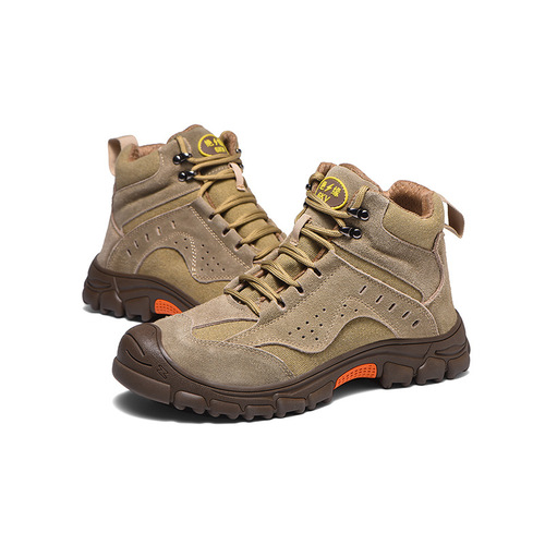 Labor protection shoes are anti-smash and puncture-proof, mid-top safety shoes for men and women for all seasons, and welding boots are anti-spark and hot.