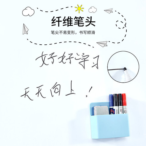 Factory direct selling whiteboard pens, erasable blackboard pens, water-based pens, red, black and blue markers, drawing board pens, stationery wholesale