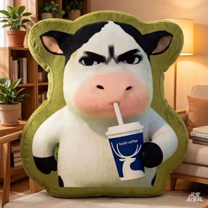 Cute Grassland Cow Funny Pillow Pendant Emoji Quirky Creative Doll Waist Pillow Silly Birthday Gift for Girls Cute Grassland Cow Funny Pillow Pendant Emoji Quirky Creative Doll Waist Pillow Silly Birthday Gift for Girls