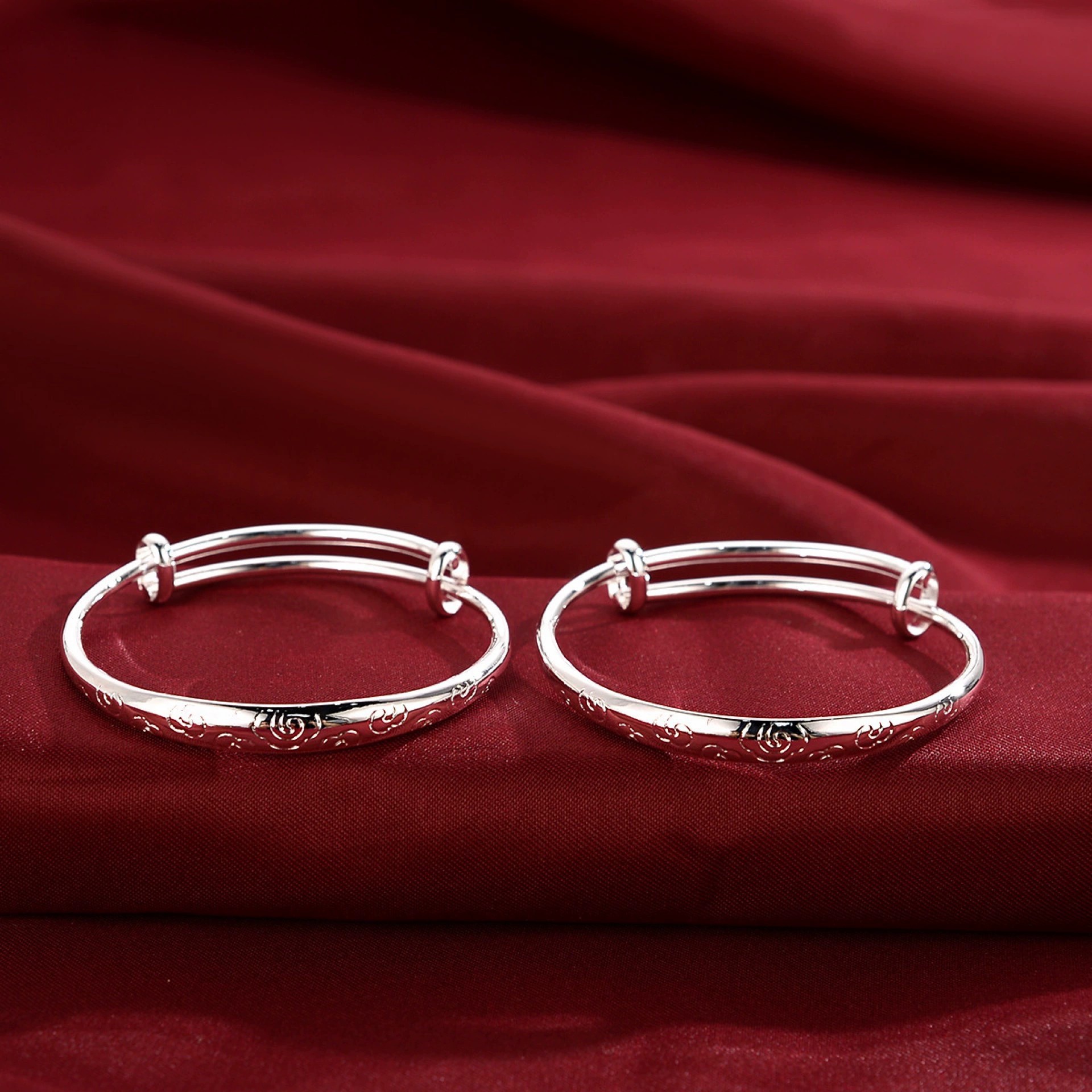 S990 Pure Silver Children's Bracelet Image 2