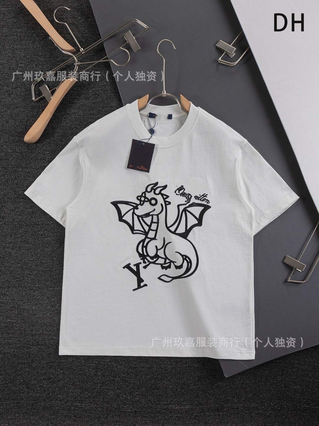 transfronterizos. Versión correcta. Versión alta. Casa de burro, casa de mangas cortas, casa de G. Pujia.25 nueva camiseta de algodón de manga corta