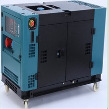水冷 单三相柴油发电机10kw 双缸大马力水冷动力发电机可移动