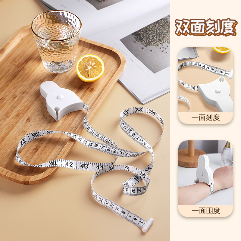 3つの定規の次元の定規の体の定規の腰の定規の量の腕のバストの柔らかい皮の定規の2つのインチの中の皮を測定します。|undefined
