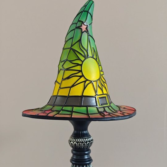 現物国境を越えた独立駅の新型Witch Hat Lamps創意家庭ゴシック式夜灯プレゼント女|undefined