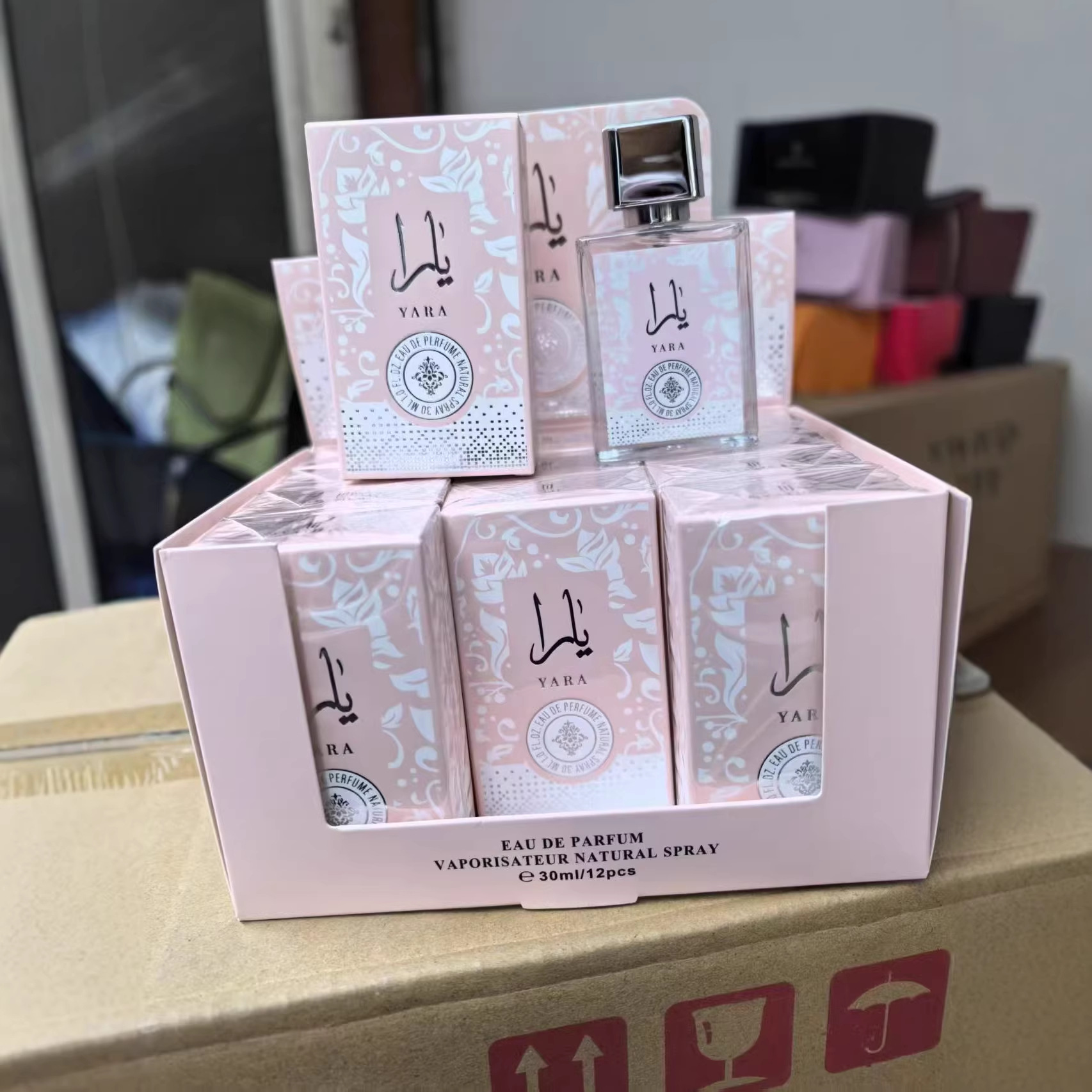 30ml香水跨境外贸女士香水展示盒香水TikTok Shop希音代发贴标