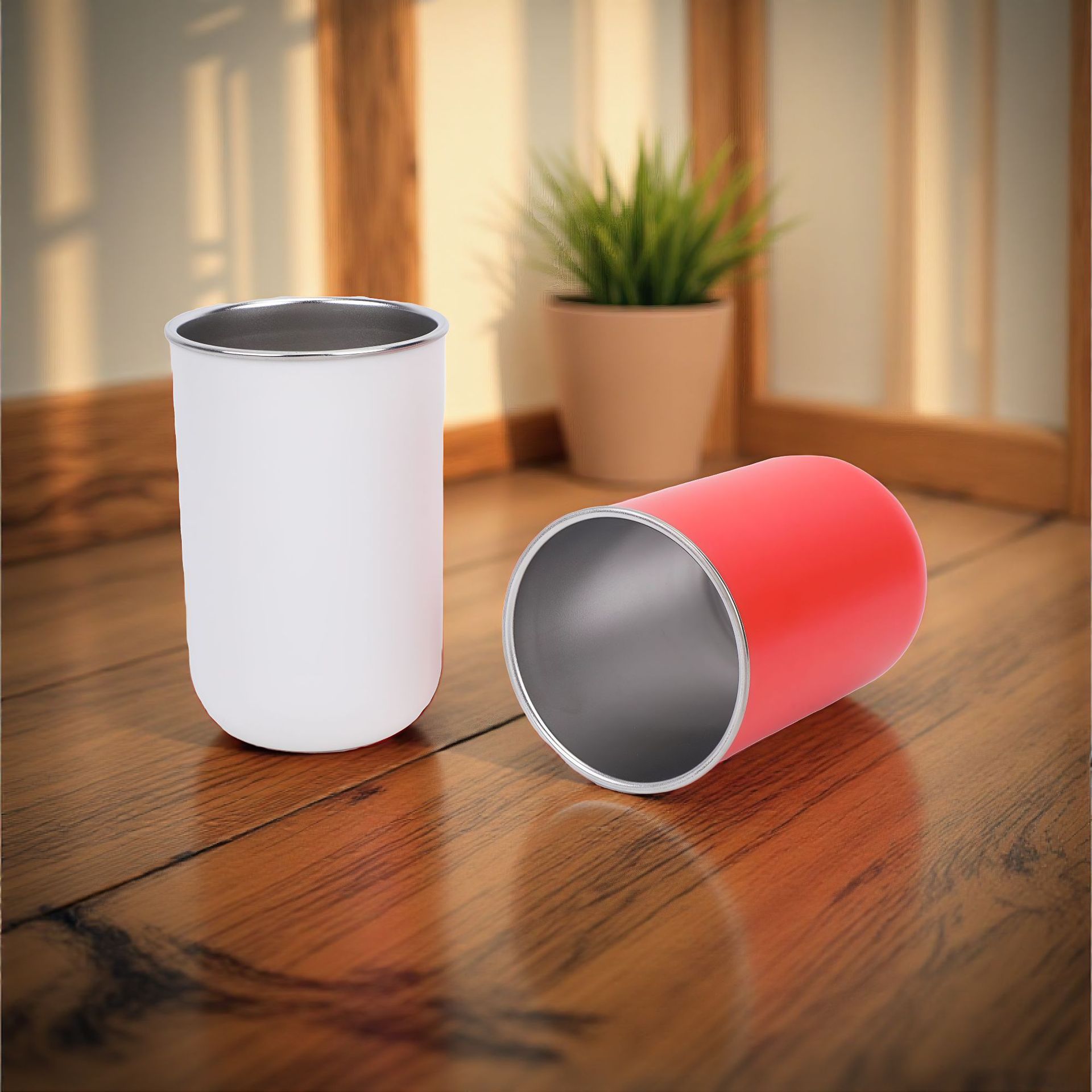 304 Stainless Steel Toothbrush Cup, Mouthwash Cup, Couple's Toothbrush Cup, Children's Wash Cup, Household High-Value Dental Cup Set