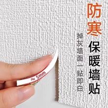 超厚立体3D防水防潮自粘防撞保温防寒客厅卧室墙围墙面贴纸