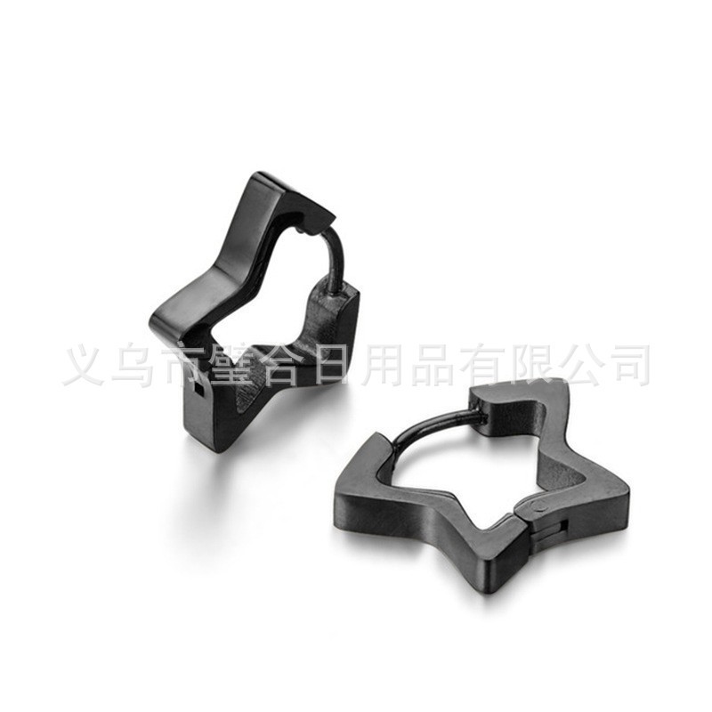 2022 nueva moda de los hombres de moda de las mujeres solo negro de titanio de acero