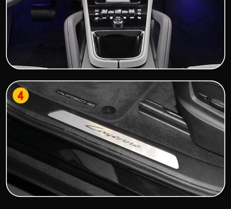 Suitable for 18-25 Porsche Cayenne S Special Screen Central Control Interior Car Modification Transparent High-Definition Film-Tpu