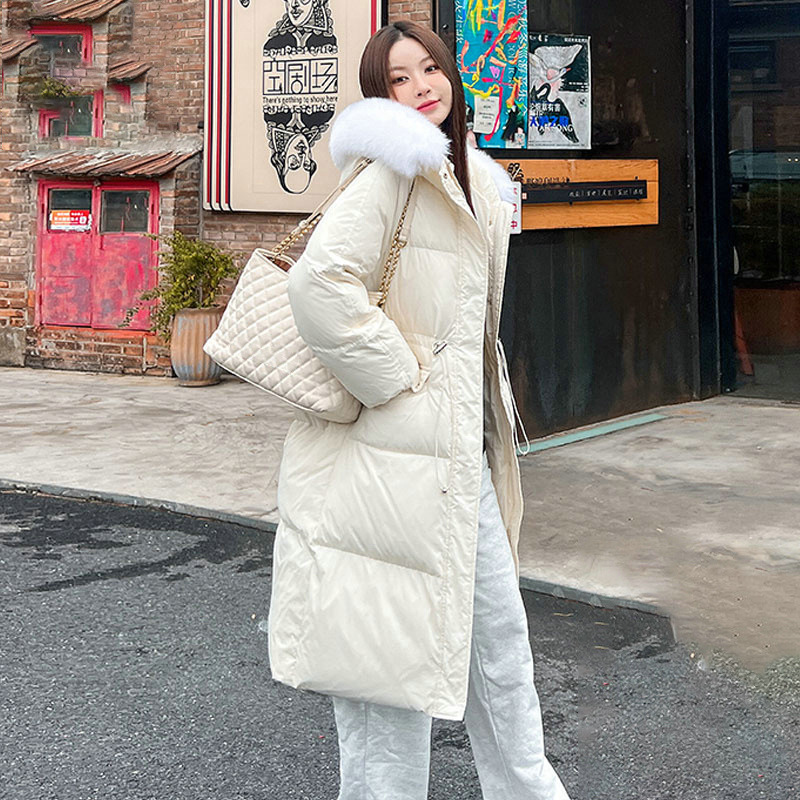 Women's Clothing Long winter coats jacket for women high end ladies winter Chinese opera jacket winter coats collar fashionable thickening Pinghu_voghion.com