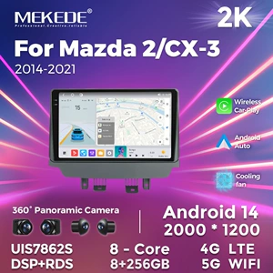 Mazda 2 CX-3 (2014-2021) Android avtomobil naviqasiya sistemi