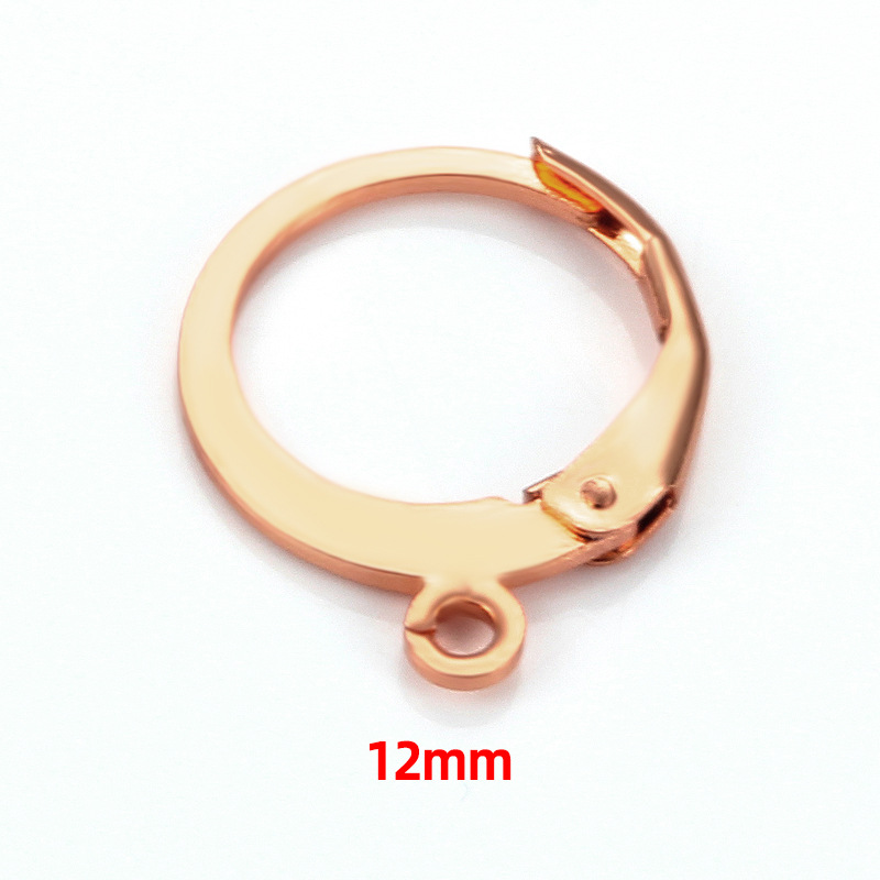 10g Weight Earring Findings Jewelry Making Type DIY Jewelry Accessories Classification 20 PCS/Package Stainless Steel Solid Color Polished Earring Findings