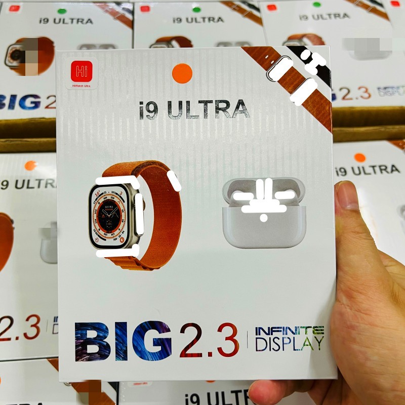 New i9ultra/i8ultra two-in-one smart watch Bluetooth headset with dual straps original high quality