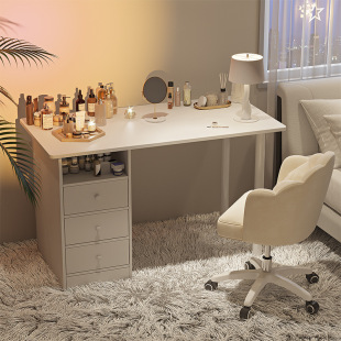 Dressing Table Simple Modern Bedroom Makeup Table Internet Celebrity Desk Small Apartment Rental House Storage Cabinet Integrated Makeup P^