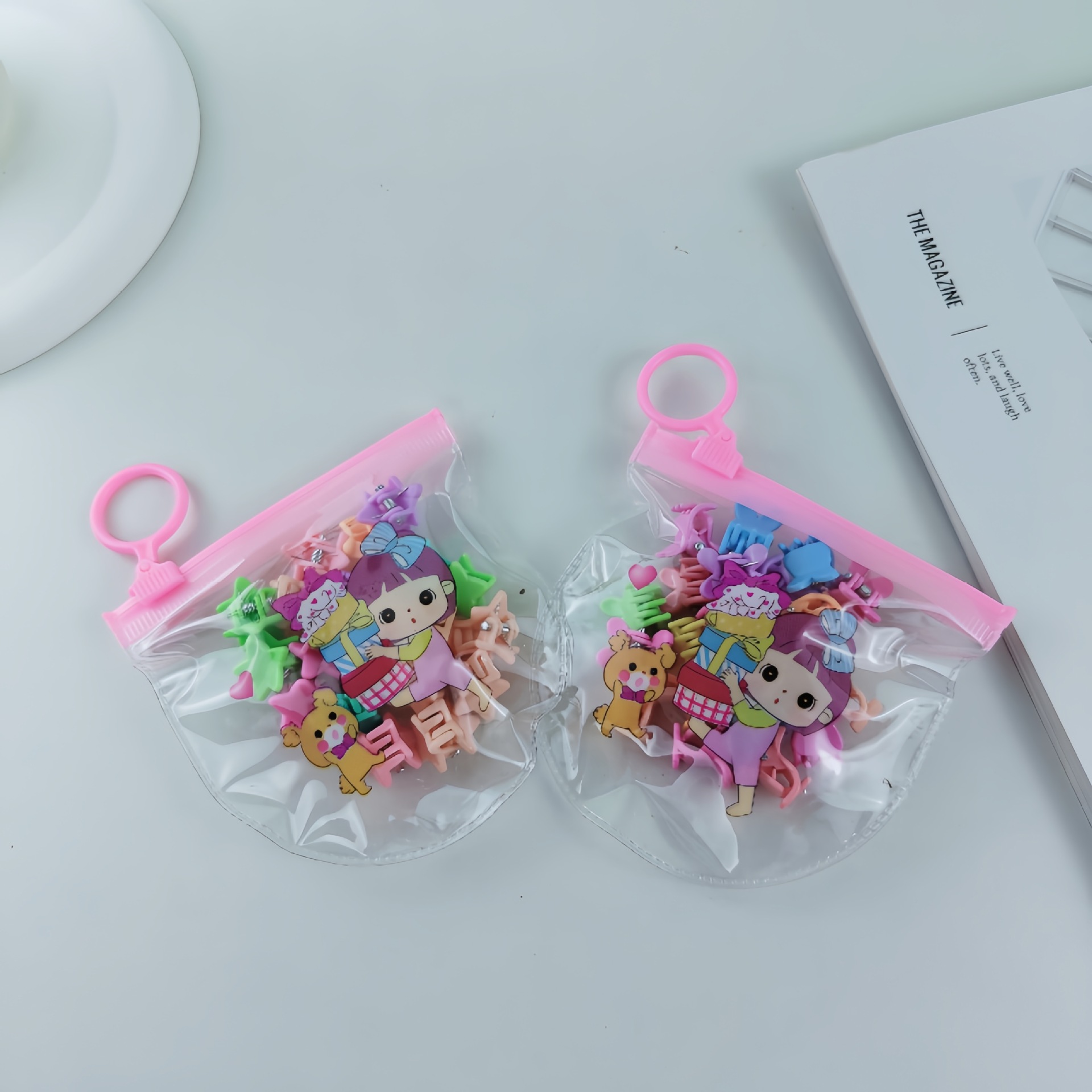 20 bolsas pequeñas pinzas de agarre mini exquisitas pinzas de cabello laterales pequeñas pinzas de cabello color caramelo pinzas de cabello flores pequeñas pinzas de frangeas de color