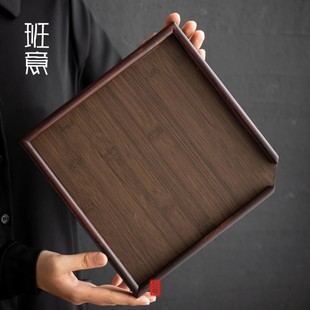 Pu'Er Tea Storage Box Tea Warehouse Tea Cake Shelf Tool Bamboo Single-Layer Drawer-Type Tea Tray Kung Fu Tea Ceremony Accessories