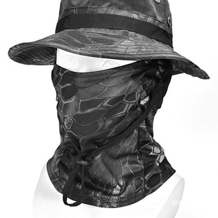 Tactical Boonie Hat for Men, Summer Wide Brim Sunshade Camouflage Hat, Outdoor Hiking Uv Protection Bucket Hat, Fishing Anti-Wild Fun