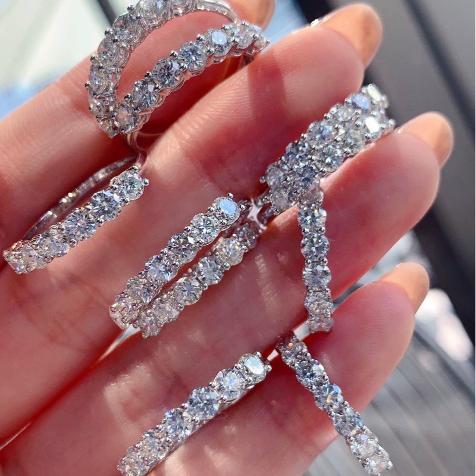 Yadu Jewelry Big Seven Кольцо с бриллиантом Соответствующее кольцо 18K Золотое кольцо с бриллиантом T Соответствующее кольцо Оптовая цена
