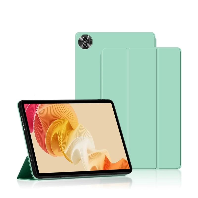 Подходящий защитный чехол Realme Pad 2 11,5 дюймов, мягкая крышка тройного складывания, противоугонный кожаный чехол