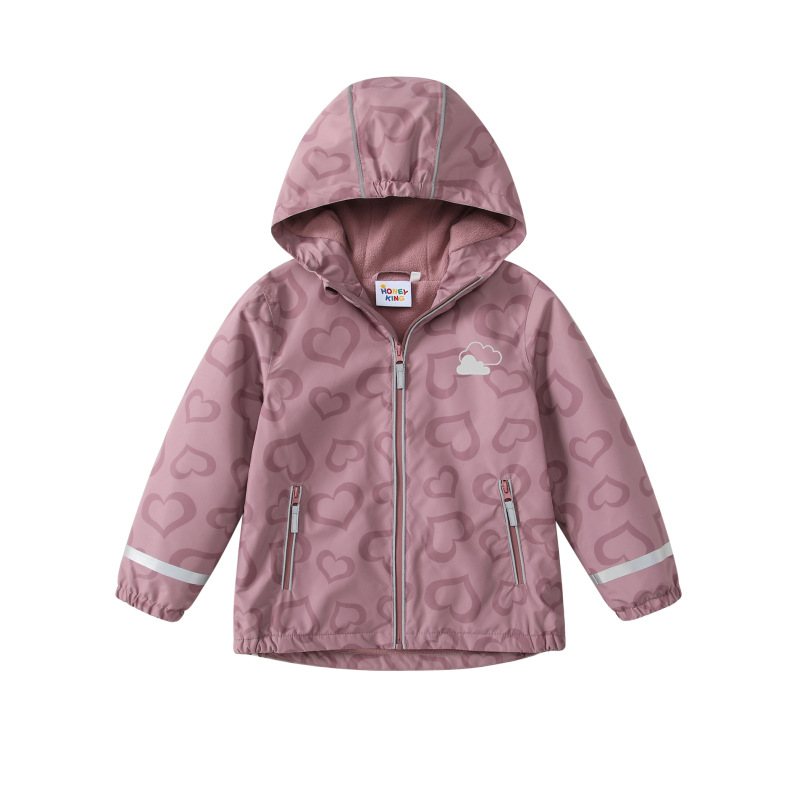 เสื้อแจ็คเก็ตสีม่วงรุ่น Love (ซับในกำมะหยี่บาง) รหัสสินค้า 25HKYY209 / 80