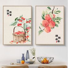 新中式现代简约客厅挂画厨房轻奢饭厅沙发背景墙面壁画餐厅装饰画