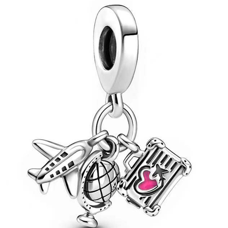 Pan's New High-Quality Replica Electroplated Silver Charms DIY Bracelet and Necklace Accessories Factory Wholesale Designated Link