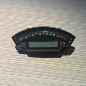 Motosiklet LCD Ekran 6 Sürətli Rəngli Spidometr, Su/Yağ Temperaturu Universal