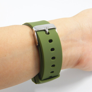 Universal silicone strap for free quick release ear smart watch 20mm replacement strap silicone bracelet factory wholesale