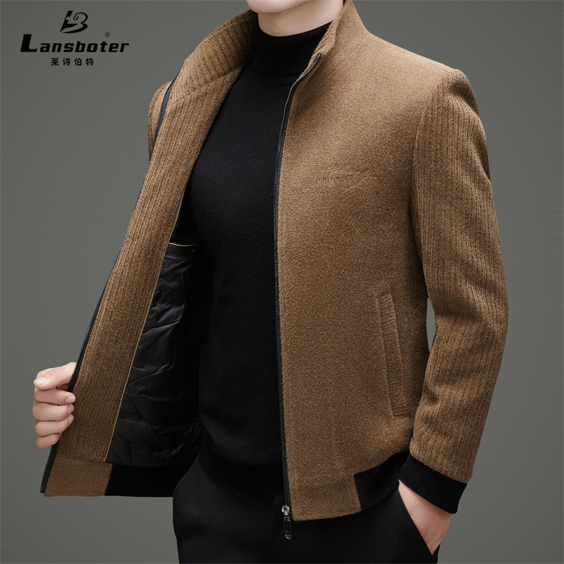 Down Jacket Windproof Stand Collar Casual Jacket Fashion Velvet Feel Coat Quality Short Warm Jacket Trendy Men's Clothing Down Jacket Windproof Stand Collar Casual Jacket Fashion Velvet Feel Coat Quality Short Warm Jacket Trendy Men's Clothing