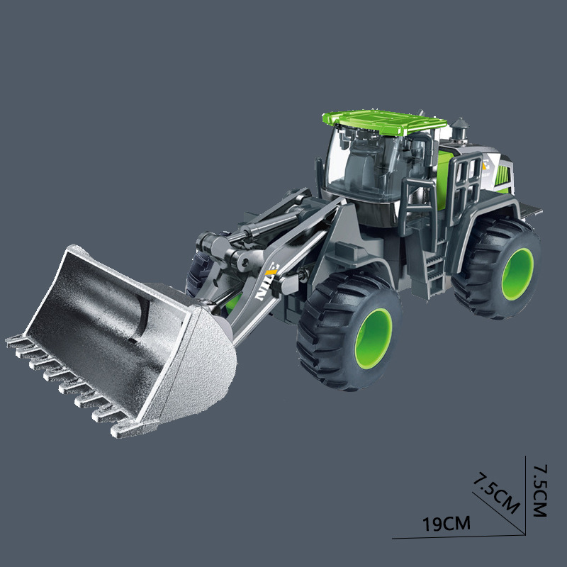 Juguetes de ingeniería de aleación para niños grúa de aleación de inercia simulación modelo de camión de ingeniería juguetes excavadoras