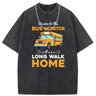 Washed Old American Style High Street Printed Short-sleeved T-shirt Women's Loose Casual Men's and Women's National Fashion Customization