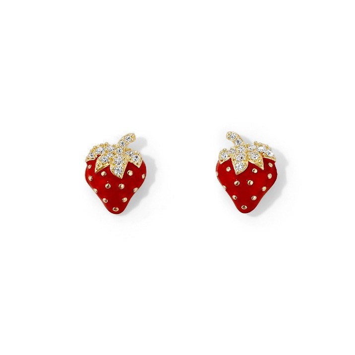 Cute red strawberry