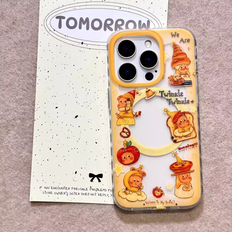 40g Weight Samsung, iPhone Applicable Brands Phone Cases Classification Plastic, Resin Material Plastic Resin Multicolor Spraying Cartoon Style Cute Phone Cases Phone Accessories