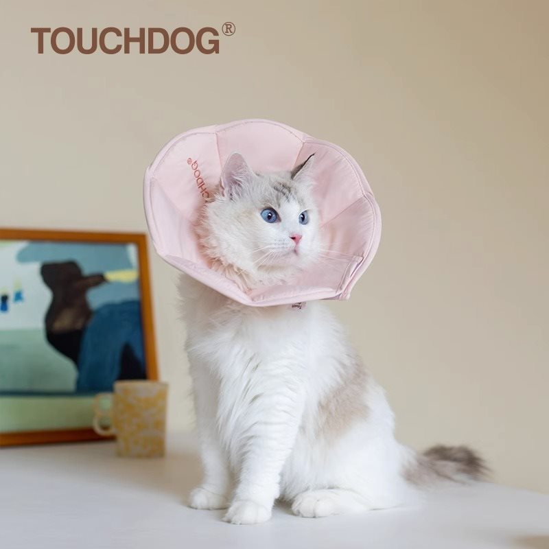 touchdog伊丽莎白圈猫咪狗狗通用防水项圈防舔咬脖圈宠物头套绝育