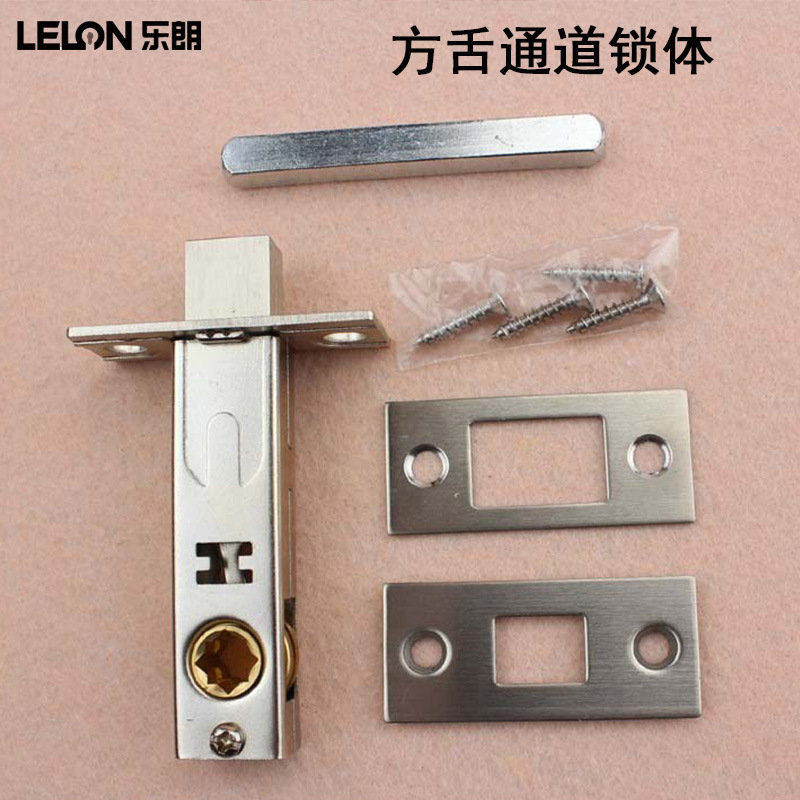 Cerradura de lengua única estándar europeo cerradura de lengua cuadrada universal accesorios de cerradura indicador rojo y verde cerradura de lengua única cerradura de baño
