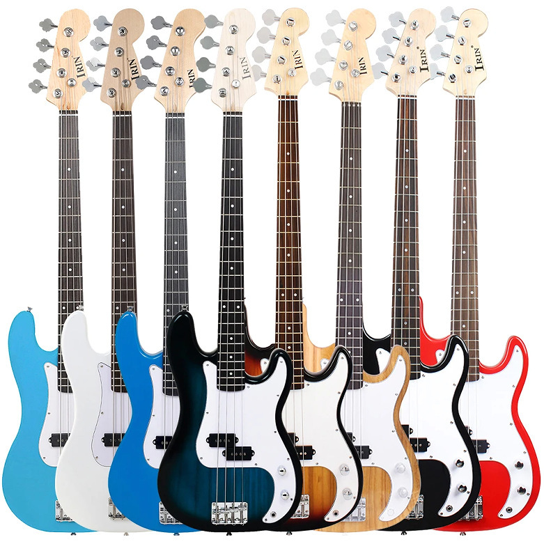 IRIN Electric Bass Four-String Electric Bass Bass Guitar Kids Beginner Professional Playing Rock 4-String BASS BASS