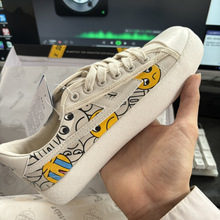 涂鸦新款女鞋百搭休闲学生板鞋小白鞋透气校园学生甜美