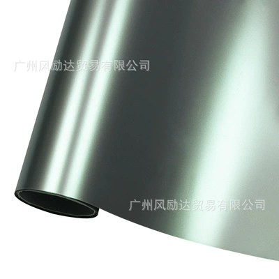 Auto Color Change Film – Modification Full Body Wrap Film - pet-matte-technology-silver-green-30cmx30cm
