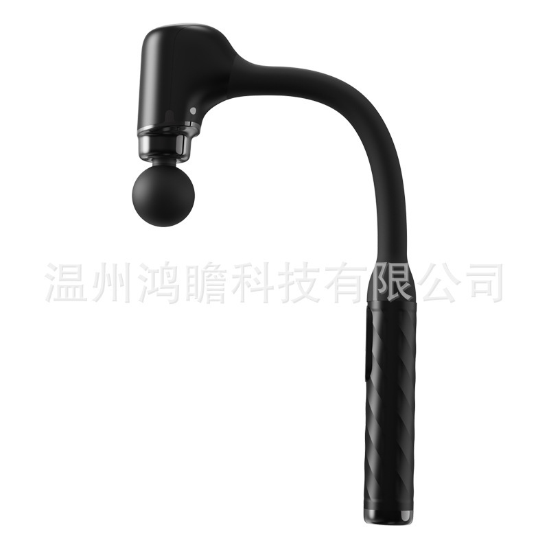 亚马逊爆款弯头筋膜枪全身加长捶背神器背部按摩锤静音肌肉按摩器|undefined