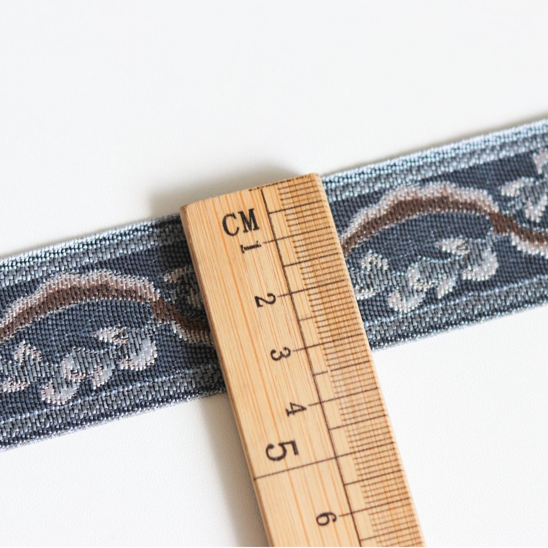 Cinta de Mezclilla Azul de 3 cm de Ancho, de Alta Calidad, para Decoración de Cuellos de Ropa, Caligrafía, Pintura y Marcos