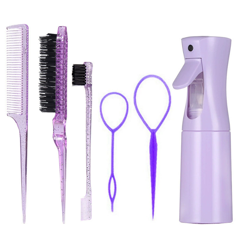 クロスボーダー卸売美髪ツールセットヘアライン櫛ブラシ化粧櫛高圧持続噴霧スプレーポットの髪の形|undefined
